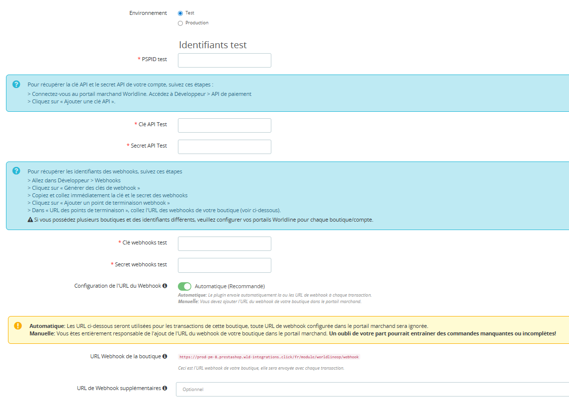 L'image ci-dessus montre où configurer les propriétés mentionnées dans le tableau.