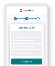 Worldline Direct Hosted Tokenization Page screen