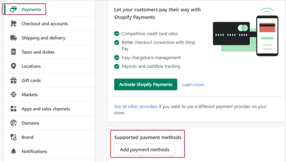 The image above shows where to add the plugin to your Shopify store.